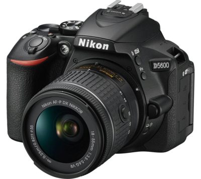 NIKON D5600 DSLR Camera with 18-55 mm f/3.5-5.6 Standard Zoom Lens - Black NIKON D5600 DSLR Camera with 18-55 mm f/3.5-5.6 Standard Zoom Lens - Black